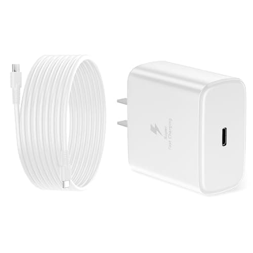 45W Super Fast Charger USB C for Samsung, 6.5FT/2M USB C Charger Fast Charging for Samsung S25/S24/Plus/Ultra, PD 3.0 GaN Type C Charging Block Compatible with iPhone 17/16/15 and More - Image 1