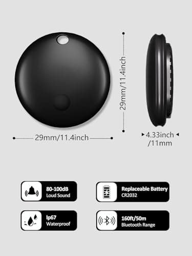 Lmrbelec Tracker Tags for Apple Find My (iOS Only) - Macaron, 4 Pack - Thumbnail 6