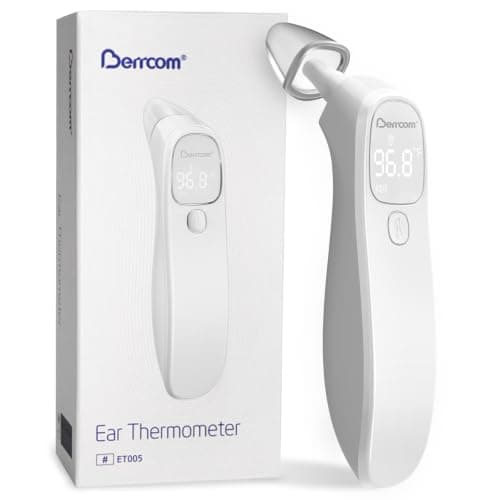 Berrcom 2-in-1 Infrared Forehead Ear Thermometer Medical All Ages
