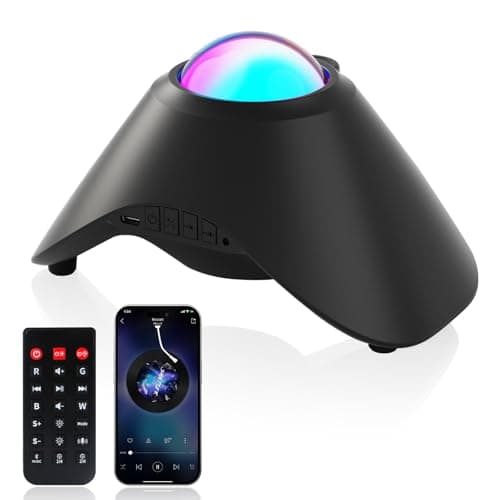 Ingleby Galaxy Projector,Northern Galaxy Light Aurora Star Projector with Bluetooth Speaker Timer and Remote Control,Night Lights for Bedroom Room Decor, Gifts for Kids, Adults, Christmas, Birthday - Image 1