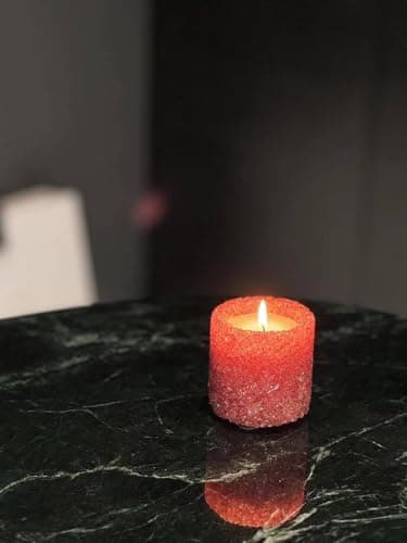 Crystal Geode Candle Healing Energy Stone, Rose Quartz Cinnamon, Gourmand Perfume - Handmade Wishing Gifts, Attraction, Mindful Intentions, Home Decoration Valentine Decor - Love Gifts for Women - Thumbnail 3