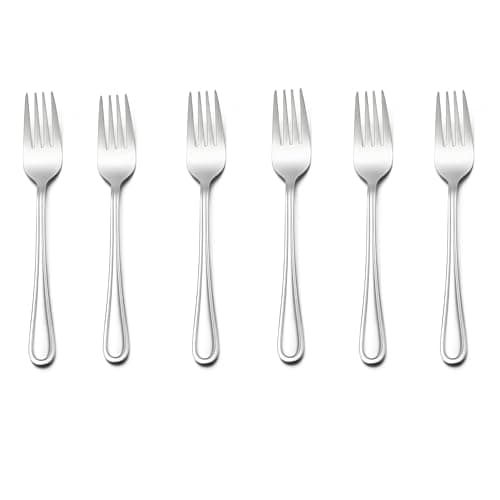 LIANYU 6-Piece Toddler Utensils Forks, Kids Silverware Forks for 2-10 Year Old, Children Cutlery Flatware Set, Kids Child Utensils for Home Preschools, Dishwasher Safe - Image 1