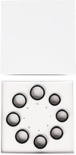 TIAZUUX Smart Ring Sizing Kit - 8 Sizes (6-13) for Men & Women - Accurate Measurement Tool for Smart Rings - Find Before Purchase - Jewelry Sizer Guide for Engagement & Wedding Bands - Image 1