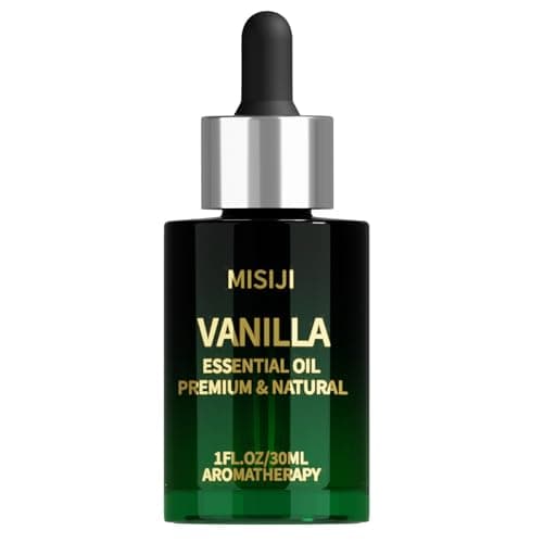 MISIJI Hand Picking Vanilla Essential Oils-Essential Oils for Diffuser for Home,Diffuser Oils Scents for Aromatherapy,Laundry,Candle&Soap Making,Humidifiers 1 FL.OZ - Image 1