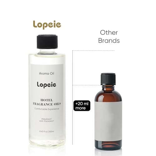 Lopeie Hotel Diffuser Oil Inspired by Luxury Hotel Scent, Premium Fragrance Oil, Essential Oil Blends with Lemon, Lavender Notes for Ultrasonic Diffusers, Waterless Diffusers & DIY Crafts – 250 mL - Thumbnail 6