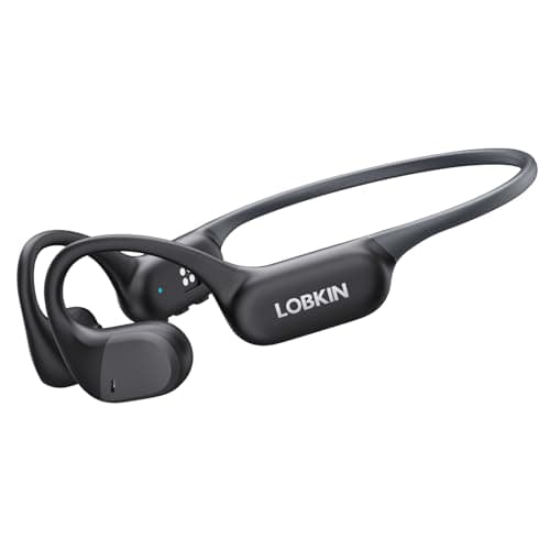 LOBKIN Open Ear Headphones, Bluetooth 6.0 Wireless Air Conduction Headphones, IPX7 Waterproof Sweatproof Sport Earbuds, 8GB Storage Comfortable Fit, ENC Lightweight Earphones for Running Cycling - Image 1
