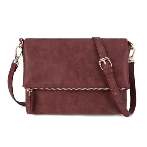 Gladdon Small Crossbody bags for Women Cross body Purse Shoulder Bag Maroon - Image 1