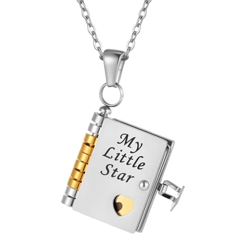 Mujahid A Book Necklace For Daughter-The Most Beautiful Chapter,Gifts for My Daughter: Non-Fading and Hypoallergenic Jewelry, Easter Basket Stuffers,A Gift of Great Significance. - Image 1