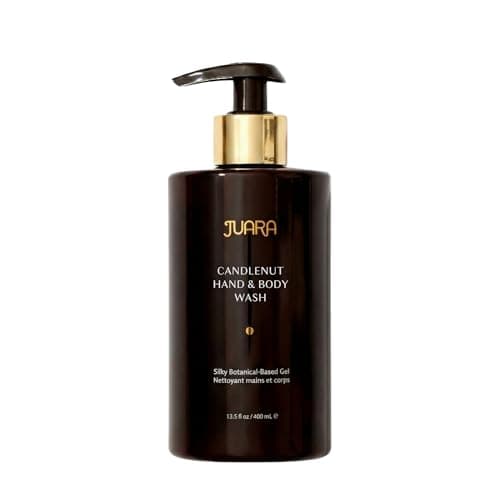 Juara 13.5 Fl Oz Hand & Body Wash - Hydrating Daily Cleanser with 72-Hour Moisture Magnet - Gentle Lather (Candlenut) - Image 1