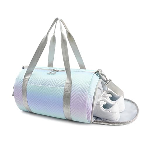 STELLE Dance Bag for Girls Ballet Bag Gifts for Girls Waterproof Sports Gymnastics Bag with Shoe Compartment Cheer Duffle Bag(LM2,F) - Image 1