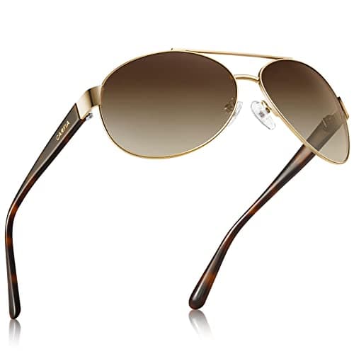 CARFIA Pilot Polarized Sunglasses for Men Women UV400 Vintage Retro Style Driving Sun glasses - Image 1