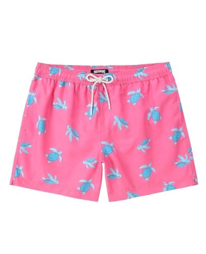 CoozySphere Mens 5 Inch Swim Trunks Quick Dry Bathing Suit Mesh Lining Beach Board Shorts with Pockets S - Image 1