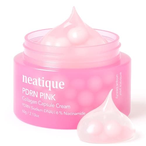 Neatique Sodium DNA PDRN Pink Collagen Capsule Cream, Firming & Hydrating Face Moisturizer with 6% Niacinamide for Plump, Smooth, Dewy-Looking Skin, Lightweight Moisturizing Cream, 2.13 oz - Image 1