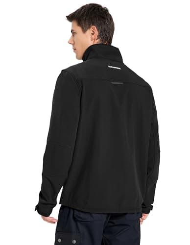 DURAWERK Softshell Jacket Mens Fleece Jacket Water Resistant Jackets Work Jackets for Men Tactical Jacket Windbreaker - Thumbnail 6