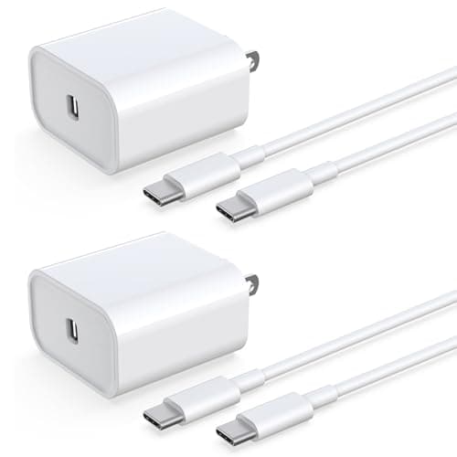 iPhone 17 16 15 Charger Fast Charging [2Pack] 33W Type-c Wall Charger Fast Charger Block with 6FT USB C to USB-C Cable for iPhone 17/17 Air/17 Pro Max/16/16 Plus/16 Pro Max/15 Pro Max/iPad Pro - Image 1
