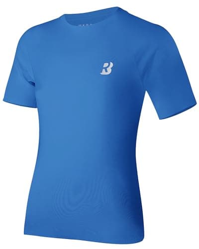 Roadbox Compression Shirt Short Sleeve - Boys Girls Youth Kids Compression Undershirt Athletic Sports T-Shirt for Football Baseball Basketball - Image 1