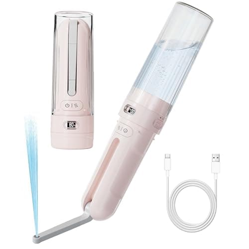 WeWi HLTH Upgraded Electric Peri Bottle – Portable Bidet for Women Postpartum Care & Travel | Rechargeable Feminine Washer with 3 Modes - Intimate Hygiene Care (Pink) - Image 1