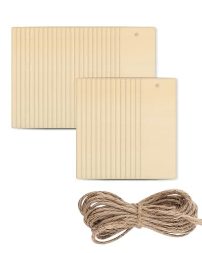 eZAKKA 50PCS Unfinished Wood Bookmark, DIY Bookmarks Tag Label Blank Bookmarks for Decor DIY Crafts, Painting, Decorations - Image 1