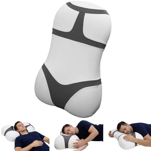 Bespilow Ergonomic Cervical Pillow for Neck Pain Relief,Contoured Memory Foam Neck Pillow,Orthopedic Shoulder Supportfor Side, Back, Stomach Sleepers,Quirky Gift for Audlt - Image 1
