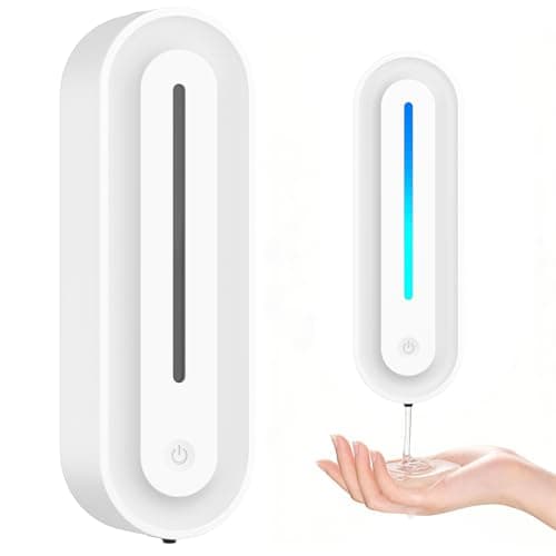 Automatic Soap Dispenser Wall Mount for Bathroom, 14.2oz Rechargeable Touchless Adjustable Auto Smart Hand/Dish Liquid Soap Dispenser for Bathroom,Kitchen,Office, Gel