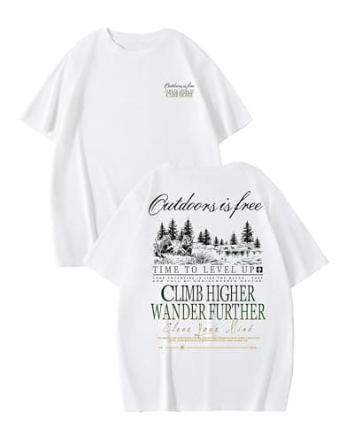 YTD Outdoors Graphic T-Shirts for Men Women Oversized Tees - Thumbnail 4