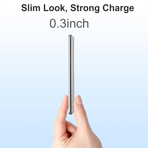 Magnetic Portable Charger 5000mAh with 15W Wireless & 20W PD Fast Charging,Ultra-Slim Travel-Ready Design,LED Display & Premium Metal Shell,Compatible with iPhone 16/15/14/13 Pro/Pro Max/Plus - Thumbnail 5