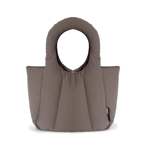 AUCARIO Crossbody Tote Bag for Women, Shoulder Handbag Trendy Hobo Purses Shoulder Handbags With Wide Shoulder Strap (brown) - Image 1