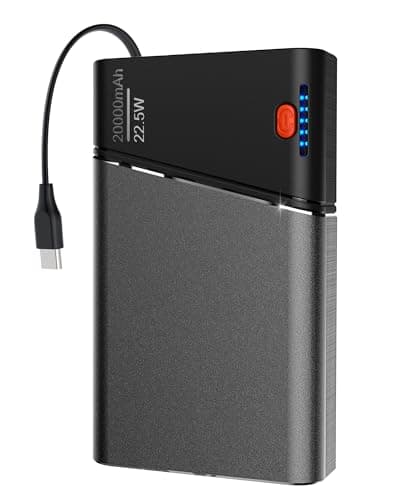 Portable Charger 20000mAh, 22.5W PD 3.0+QC 4.0 Super Fast Charging Power Bank, Cooler Aerospace Metal Case for iPhone 17 16 15 14, 13 Android, iPad, Samsung Google Tablet & More, Travel Essential - Image 1