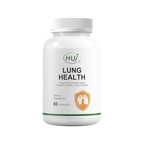 HUJ Lung Health Supplement - Contains Quercetin, Sophora Japonica Extract, Perilla Seed Extract & Green Tea Extract for Immune Support & Respiratory Support - 60 Capsules - Image 1