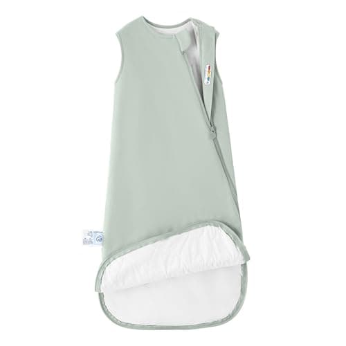 Kaiya Unisex Baby Sleeping Bag, 1.0 TOG, Organic Cotton Sleeveless Onesie Sleeping Bag, Wearable Baby Blanket. - Image 1