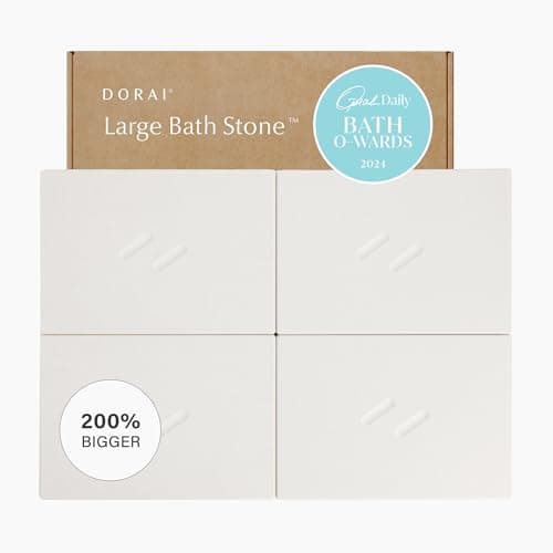 Dorai Home Stone Bath Mat for Bathroom – Large, Quick-Drying, Non-Slip Surface, Customizable Design, 32.1" L x 22.8" W x 0.6" H, Sandstone - Image 1