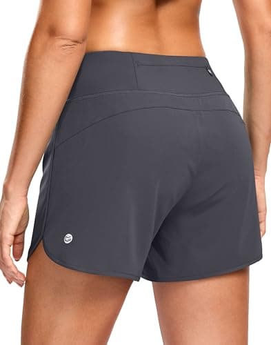 G Gradual Women's Running Shorts with Mesh Liner 3" Workout Athletic Shorts for Women with Phone Pockets(Grey,X-Large) - Image 1
