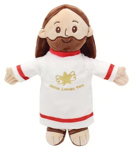 Yelakey 12'' Jesus Plush Jesus Stuffed Doll Christian Plushie Toy for Easter Christmas Church Religious Gift for Kids Adults - Image 1