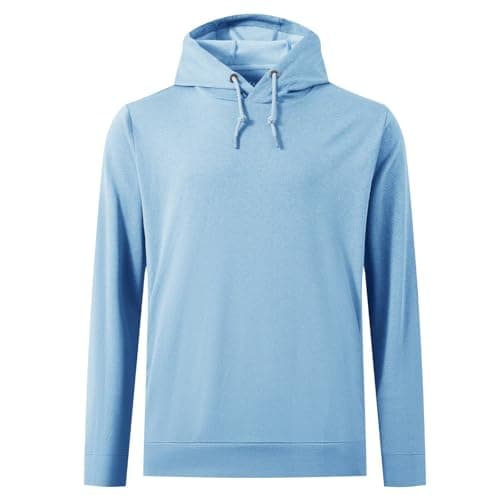 M MAELREG Mens Hoodies Pullover Performance Drawstring Hoodies For Men Polyster Fashion Golf Pullover Sweatshirts - Image 1