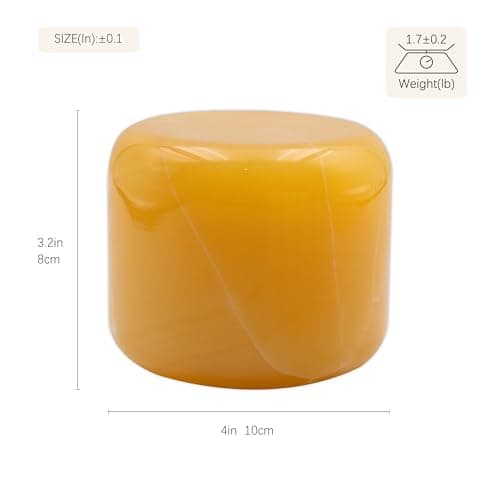 Marble Lamp Night Light Touch Bedside Table Lamp for Bedroom,Type-C Rechargeable Small Desk Bedside Small Lamps,Eye Caring Dimmable LED Ambient lamp (Amber Jade) - Thumbnail 5