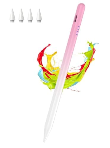Stylus Pen for iPad Pencil 10th Generation with Palm Rejection & Tilt, Kenkor Digital Pen for Apple iPad(2018-2025) 6/7/8/9/10/11th(A16), Pro 11"/12.9"/13"/M4, Air 3/4/5th/M2/M3, Gradient Pink - Image 1