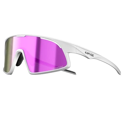KAPVOE Polarized Cycling Glasses Men Women Sports Sunglasses for Mountain Bike Running Fishing Baseball K383