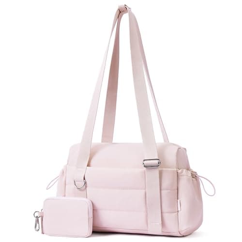 ROULENS Small Gym Bag for Women 2 Set Mini Gym Duffle Bag with Wet Compartment and Coin Wallet, Gym Tote Bag for Workout/Sport/Travel - Image 1