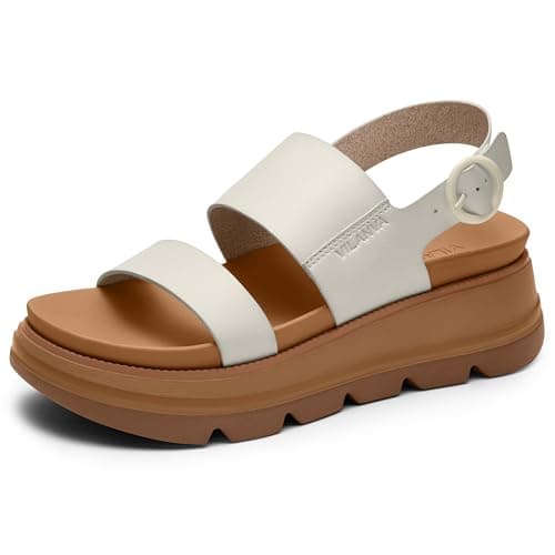 Vilanva Women's platform sandals Off white Size 9 - Image 1