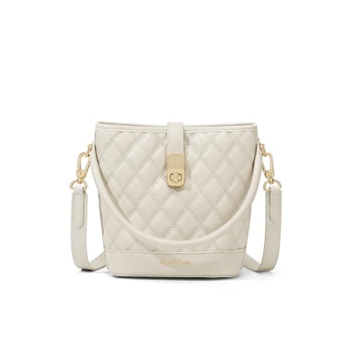 CinvaiKrose Bucket Bag for Women Small Crossbody Bags Leather Shoulder Purses Designer Ladies Handbags - Image 1