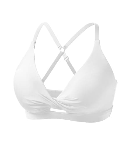 ULTREAGLE Padded Sports Bras for Women - Strappy Sports Bra Workout Tops for Women Twist Front Gym Tops - Image 1