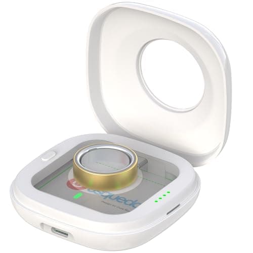 Wireless Charging Case for Oura Ring 4 Charger, 2000mAh Portable Travel Charging Station Fits All-Sized Ring Gen 4, Up to 30 Days Extra Battery Life (Official Charging Dock Not Included) - Image 1