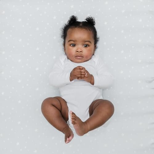 PurComfy Bamboo Rayon Long Sleeve Baby Bodysuits, Premium Soft Bodysuits Unisex Boy Girl White Bodysuit 0-3-6-9-18-24 months, 6-pack - Thumbnail 6