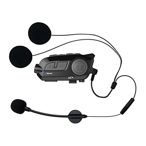 SCSETC S-11 Motorcycle Bluetooth Headset with 2K HD Camera & Video,3000m 6 Riders Intercoms,WiFi Transit/CVC Noise Cancellation/360°Adjustable/Auto Connection/Music Sharing/32GB SD Card (A) - Thumbnail 3