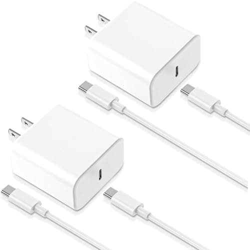 iPhone 17 16 15 Charger, 2-Pack 33W Fast Charging Wall Charger Adapter Block Cubes with 6ft USB C to USB-C Cable Data Sync Type C Cord for iPhone 17 16 15 Pro Max 17 16 15 Pro 16 15 Plus iPad 17 Air - Image 1