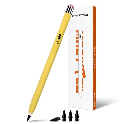 Stylus Pen for iPad 2025-2018 Faster Charge Apple Pencil with Palm Rejection Tilt Sensitivity 2B Pencils Appearance Magnetic Pen for Mini 5/6, iPad 6/7/8/9/10/A16, Air 3/4/5/6/7, IPad Pro11/12.9"/13"