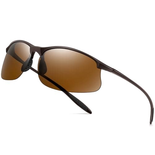 SUNGAIT Ultra-light Sports Sunglasses Rimless Polarized Sun Glasses for Men Fishing Running Cycling Driving UV400 Protection - Image 1