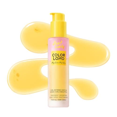 COLORLOMO Styling & Curl Defining Oil Serum | 24-Hour Touchable Hold Hair Oil for Natural & Styled Curly Hair l Heat Thermal Protection, Creates Smooth, Shiny, Lightweight Hair - Image 1