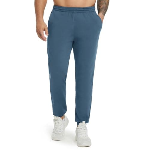 M MAELREG Mens Fleece Joggers Sweatpants Water Resistant Running Workout Golf Winter Warm Track Pants with Pockets - Image 1