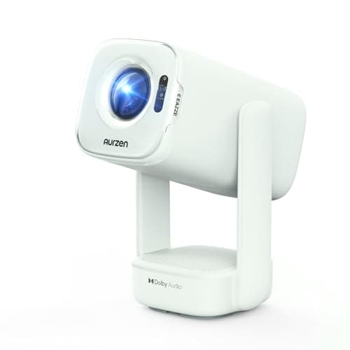 Aurzen D1 air Smart Projector with WiFi and Bluetooth, Built-in APPS, Native 1080P HDR10, 4K Supported, USB-C Powered, Auto Focus/Keystone, DoIby Audio, Portable Outdoor Movie Projector, Green - Image 1